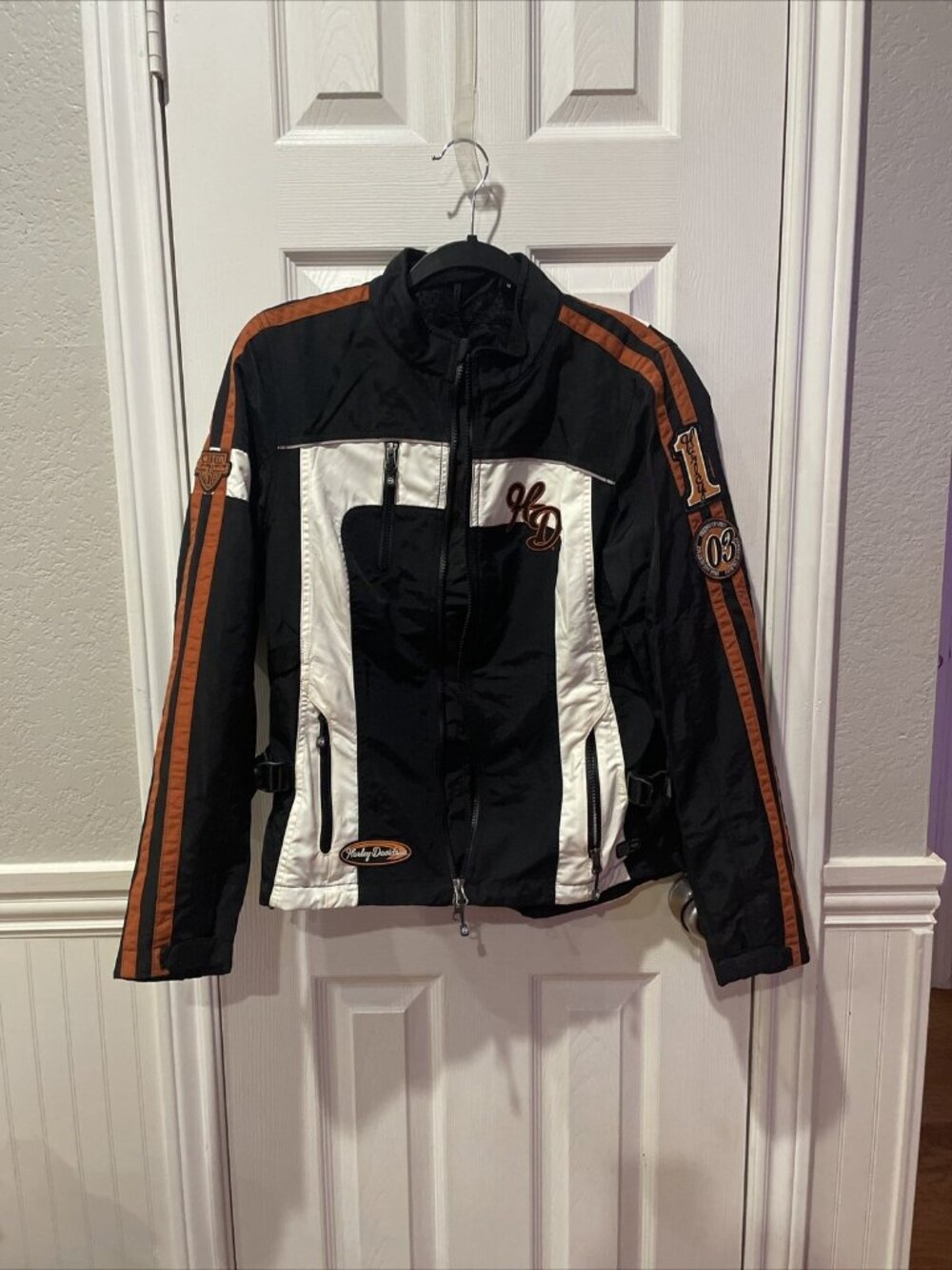 HARLEY DAVIDSON NYLON JACKET/Bought Never Worn LADIES MEDIUM SUPER NICE UNWORN